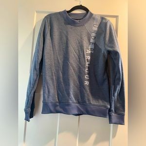 Medium Blue Fleece Under Armour Sweater. Like new.